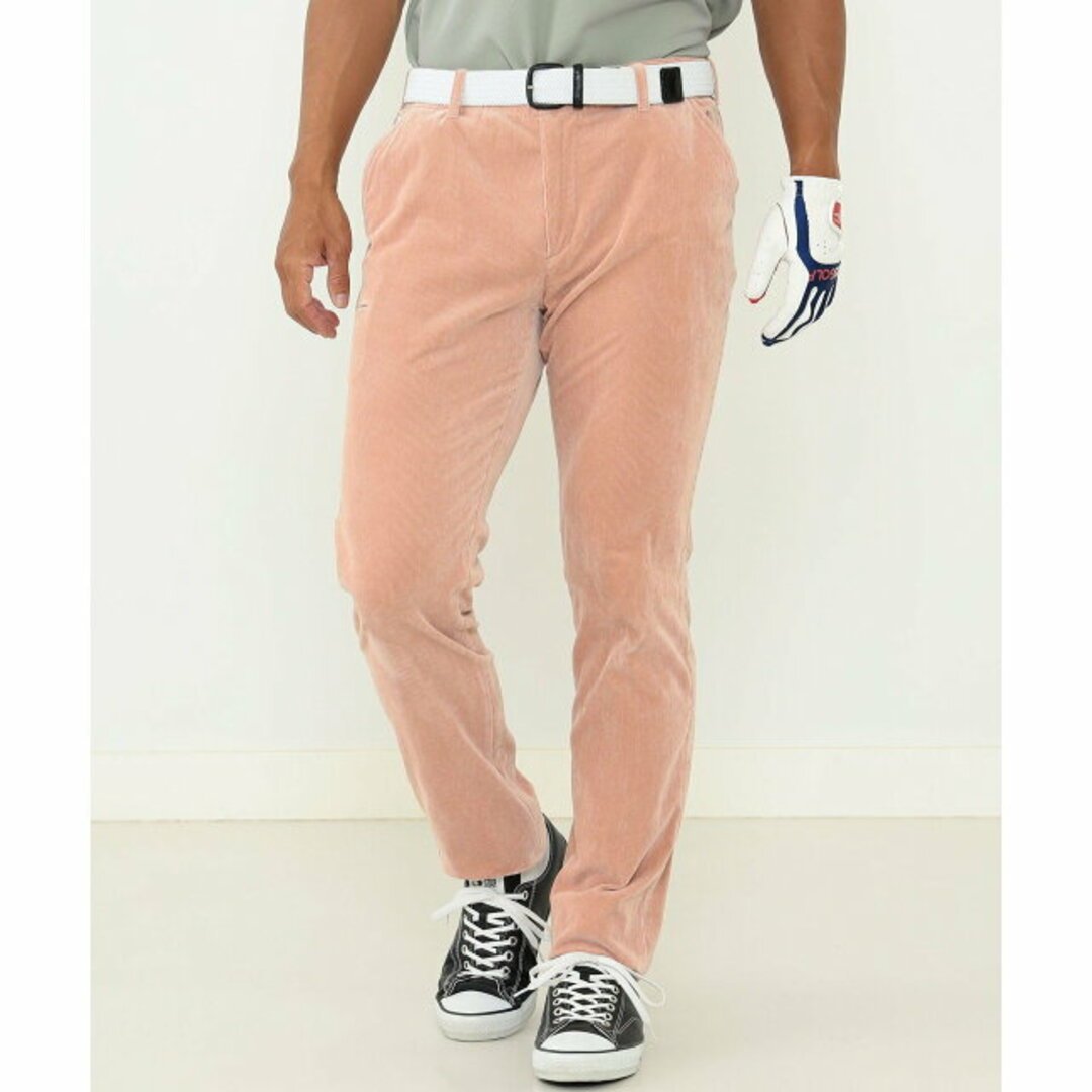 【PINK】BEAMS GOLF ORANGE LABEL / スターフラッグロゴ ツアー ストレッチコーデュロイパンツ(0003CL)