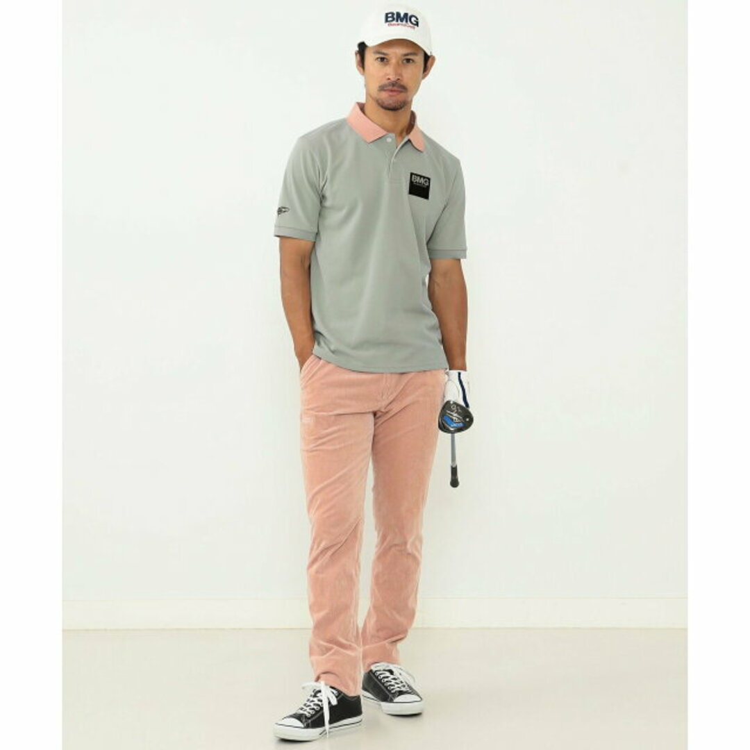 【WHITE】BEAMS GOLF ORANGE LABEL / スターフラッグロゴ ツアー ストレッチコーデュロイパンツ(0003CL)