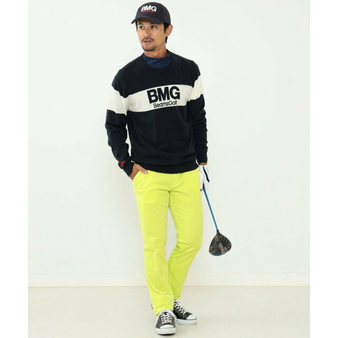 【WHITE】BEAMS GOLF ORANGE LABEL / スターフラッグロゴ ツアー ストレッチコーデュロイパンツ(0003CL)