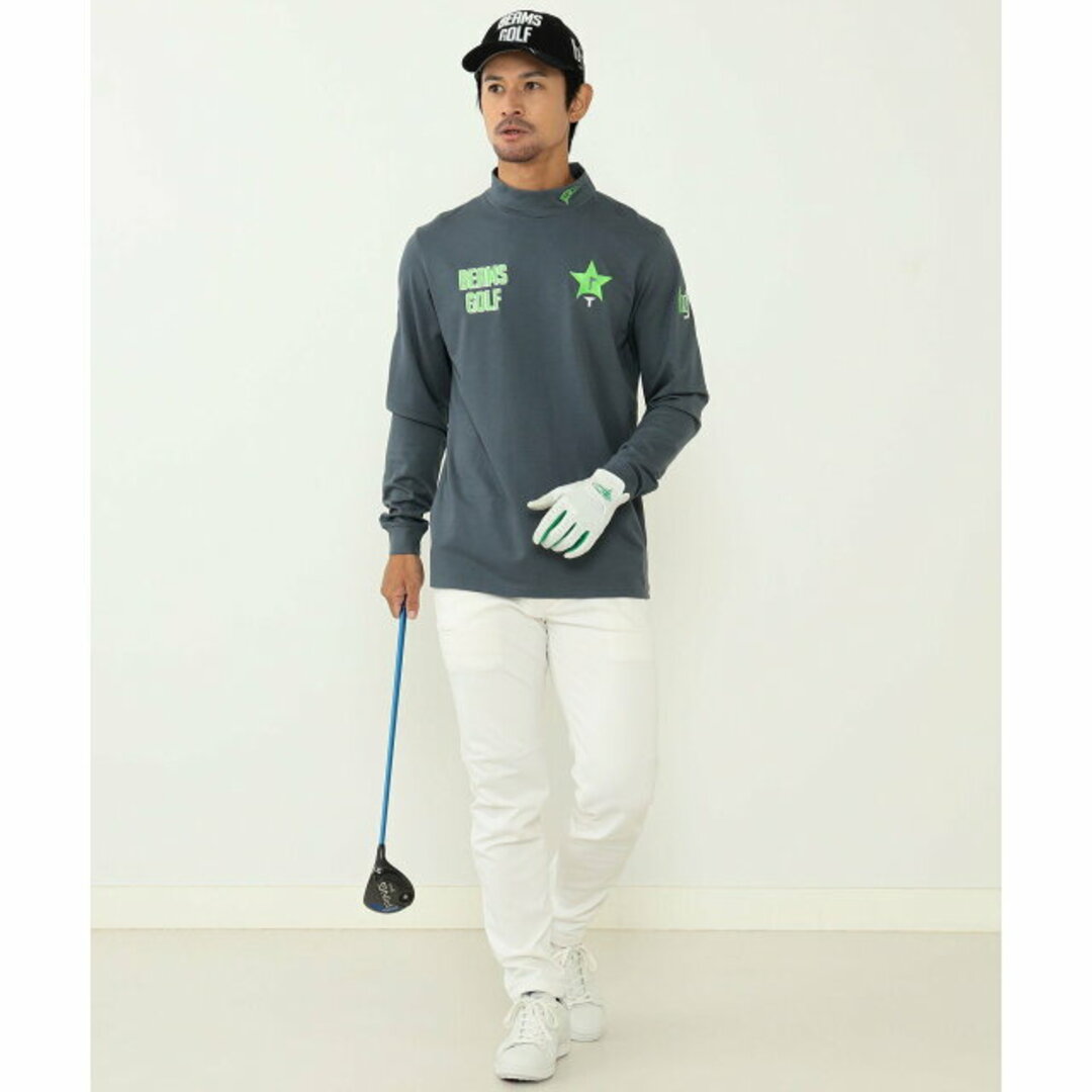 CHARCOAL.G】【S】<MEN>BEAMS GOLF ORANGE LABEL / スターフラッグロゴ