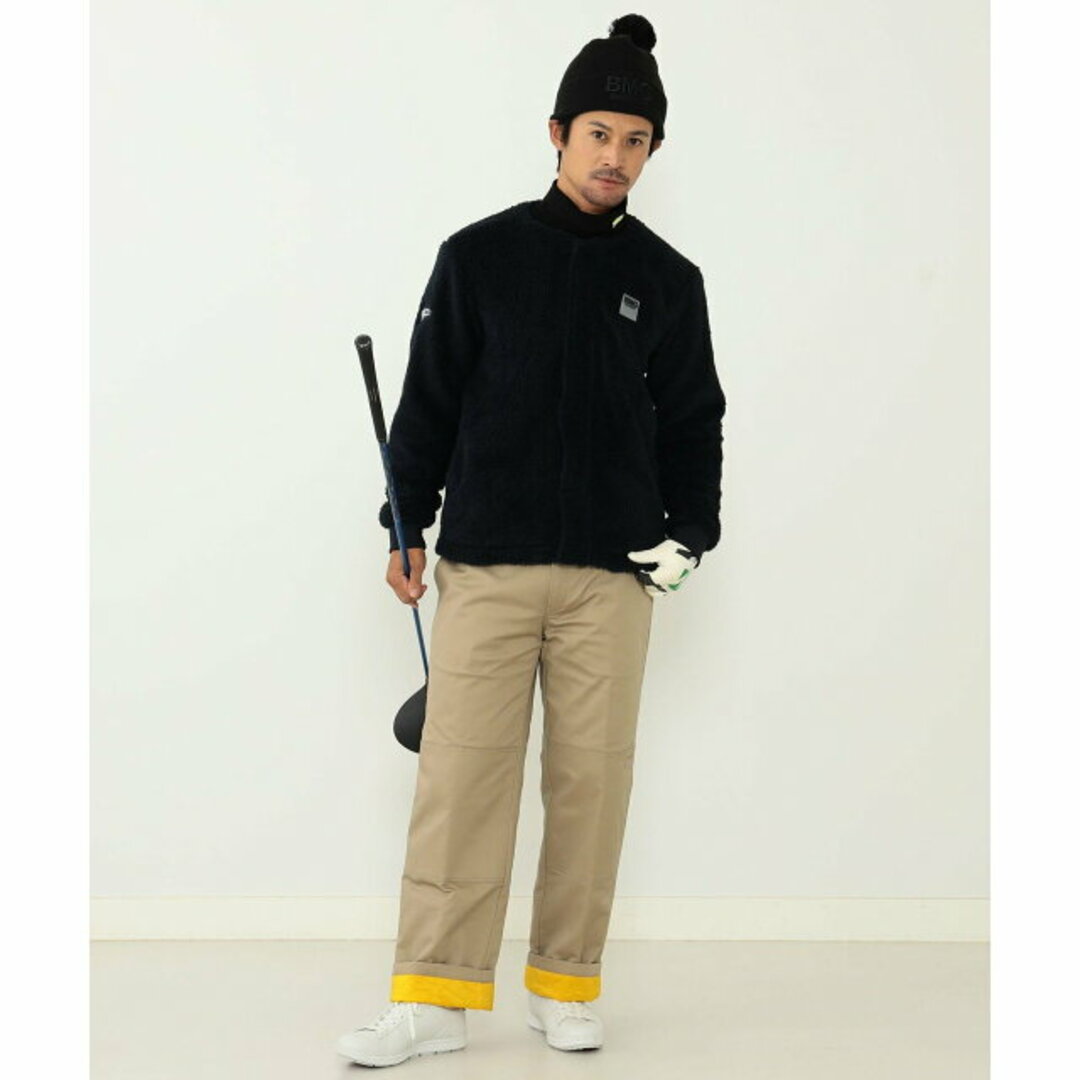 【NAVY】BEAMS GOLF ORANGE LABEL / リバーシブル ボア ブルゾン