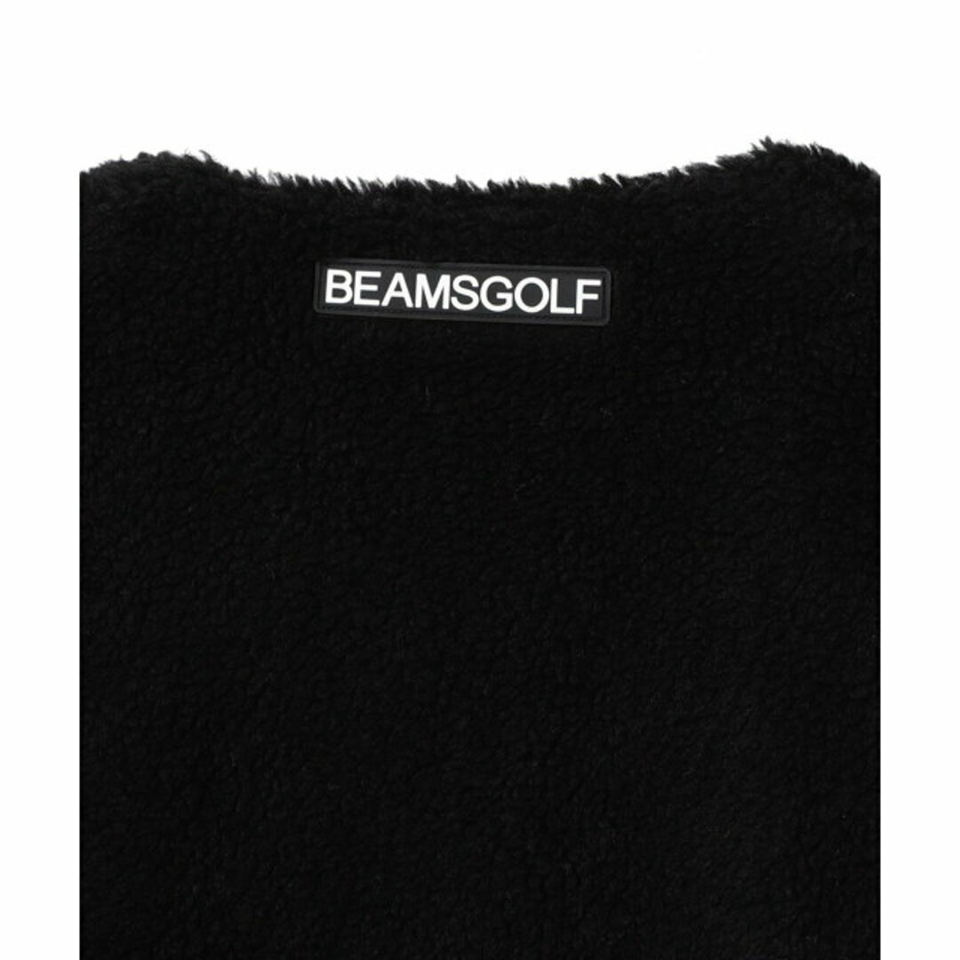 【BLACK】BEAMS GOLF ORANGE LABEL / リバーシブル ボア ブルゾン