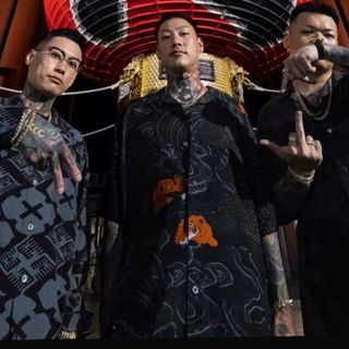 WACKO MARIA - GAKKIN × BUDSPOOL 軍鶏 HAWAIIAN SHIRT XXLの通販 by