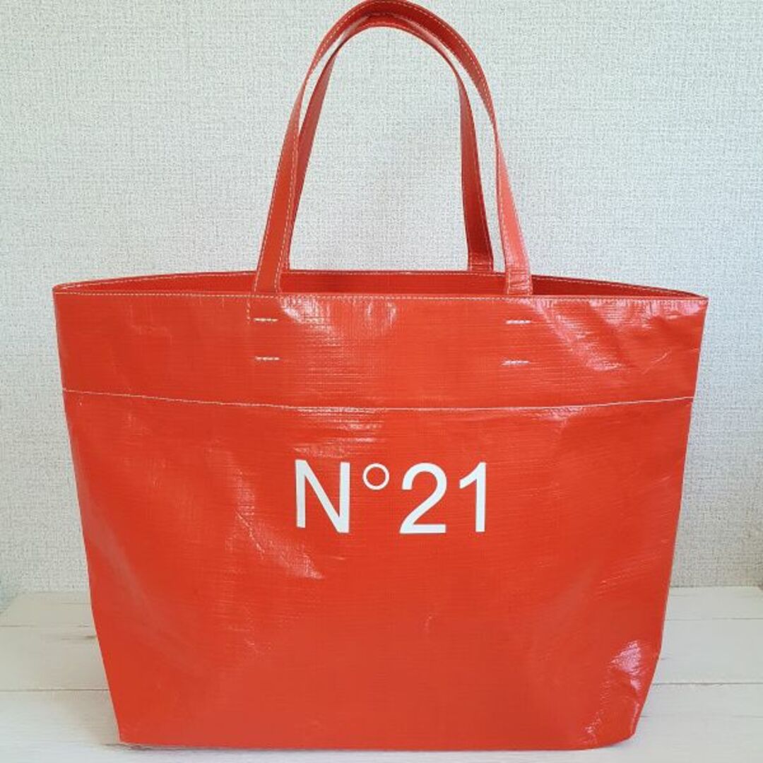 【新品・未使用】N°21 KIDS ロゴトートバッグ 　orange