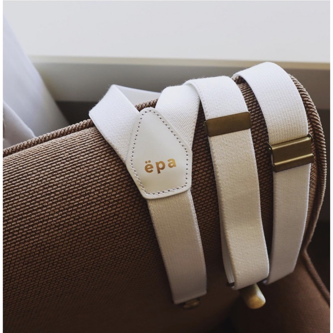 epa ホワイトサスペンダー レディースのファッション小物(サスペンダー)の商品写真