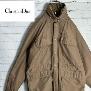 クリスチャンディオール(Christian Dior)の80s Christan Dior ベージュ 中綿 マウンテンJKT(ナイロンジャケット)