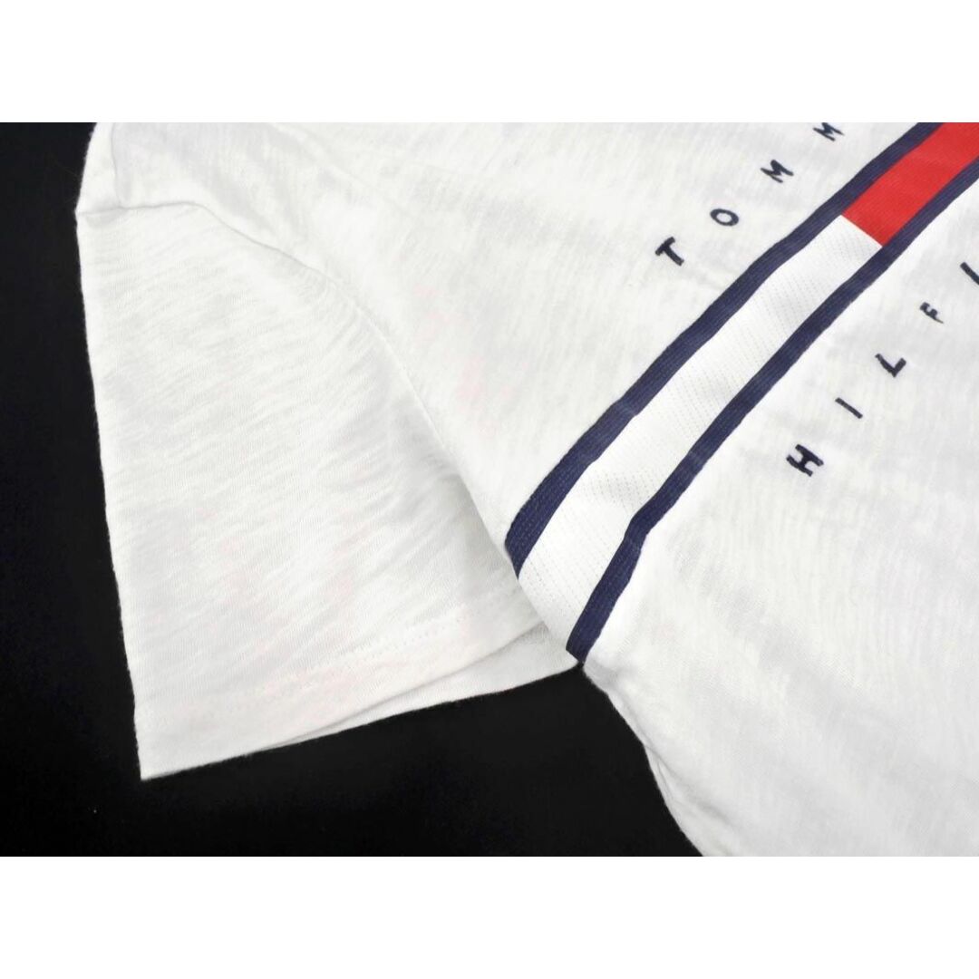 TOMMY HILFIGER(トミーヒルフィガー)のTOMMY HILFIGER トミーヒルフィガー ロゴ Tシャツ sizeXS/白 ■◆ レディース レディースのトップス(Tシャツ(半袖/袖なし))の商品写真