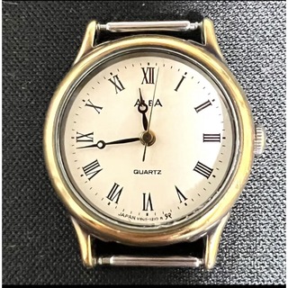 セイコー(SEIKO)の【稼働品】seiko セイコー ALBA 腕時計 v801 0050 ゴールド(腕時計(アナログ))