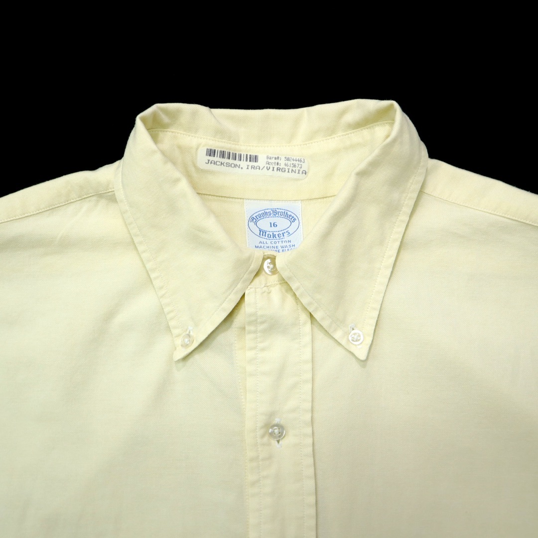 90s ブルックスブラザーズ MAKERS USA製 ボタンダウン 半袖 シャツ