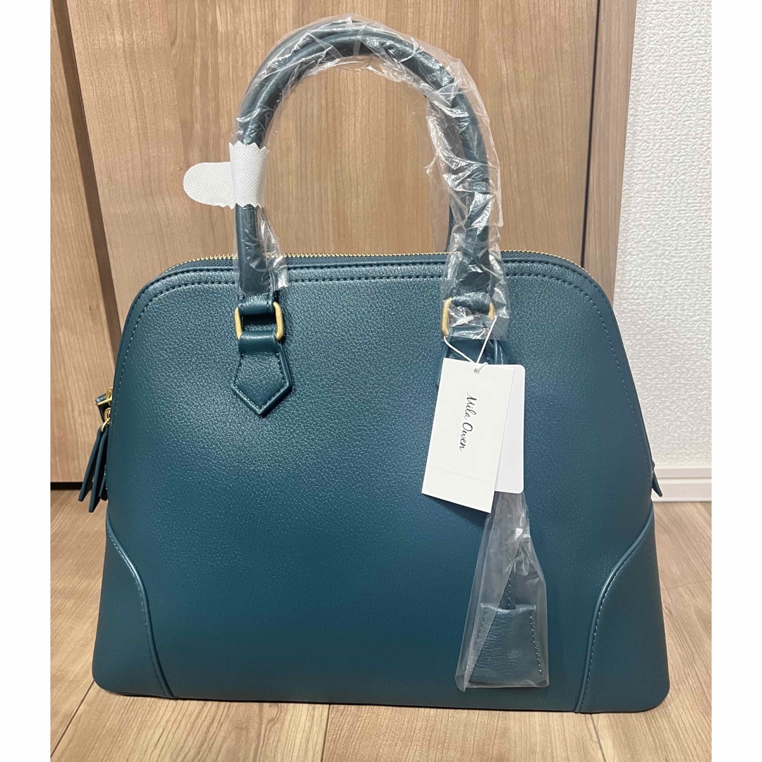 Mila owen ステッチデザインミドルボストンバッグ 新品未使用