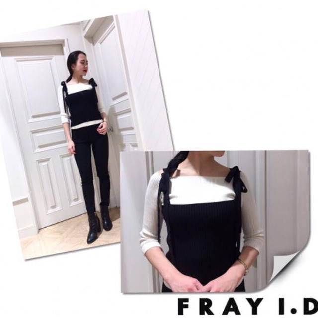 FRAY I.D(フレイアイディー)のFRAY I.D♡サイドファスナーニット レディースのトップス(キャミソール)の商品写真