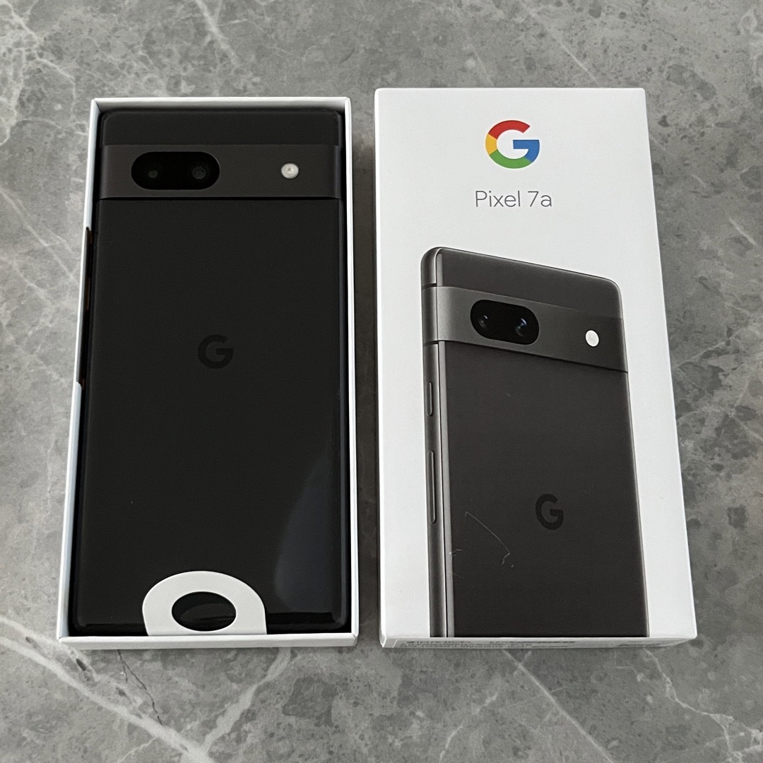 GooglePixel7a Charcoal 128GB SIMフリー スマホ/家電/カメラのスマートフォン/携帯電話(スマートフォン本体)の商品写真