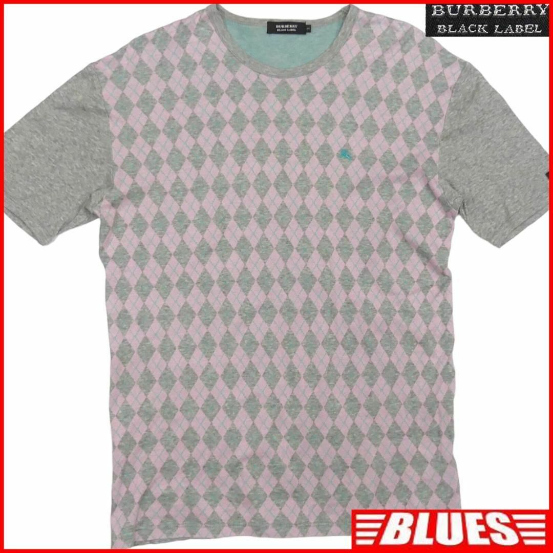 BURBERRY BLACK LABEL(バーバリーブラックレーベル)の廃盤 バーバリーブラックレーベル Tシャツ L メンズ カットソー TY2518 メンズのトップス(Tシャツ/カットソー(半袖/袖なし))の商品写真