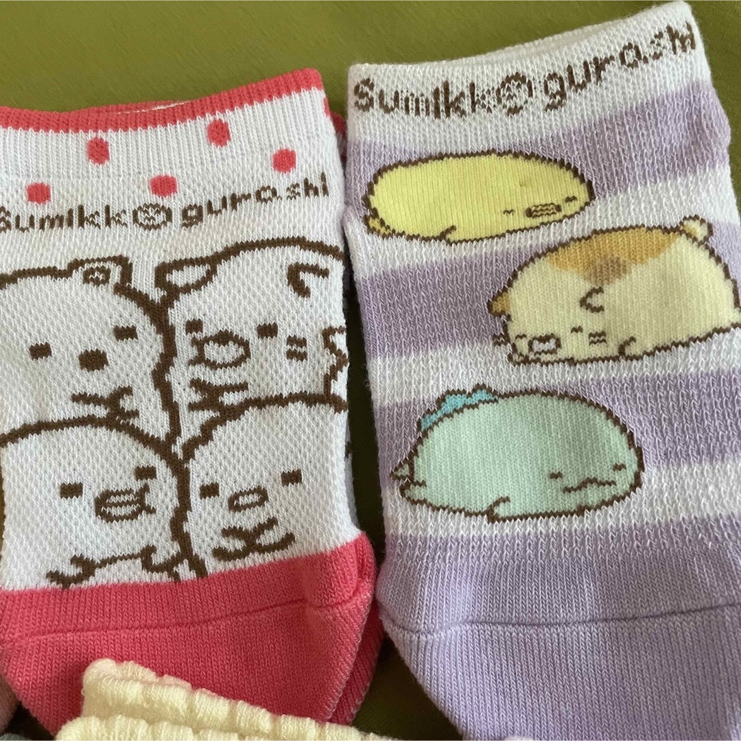 すみっコぐらし(スミッコグラシ)の【すみっコぐらし】メッシュ編み＆つま先かかと補強‼️キッズ靴下 6足組 キッズ/ベビー/マタニティのこども用ファッション小物(靴下/タイツ)の商品写真