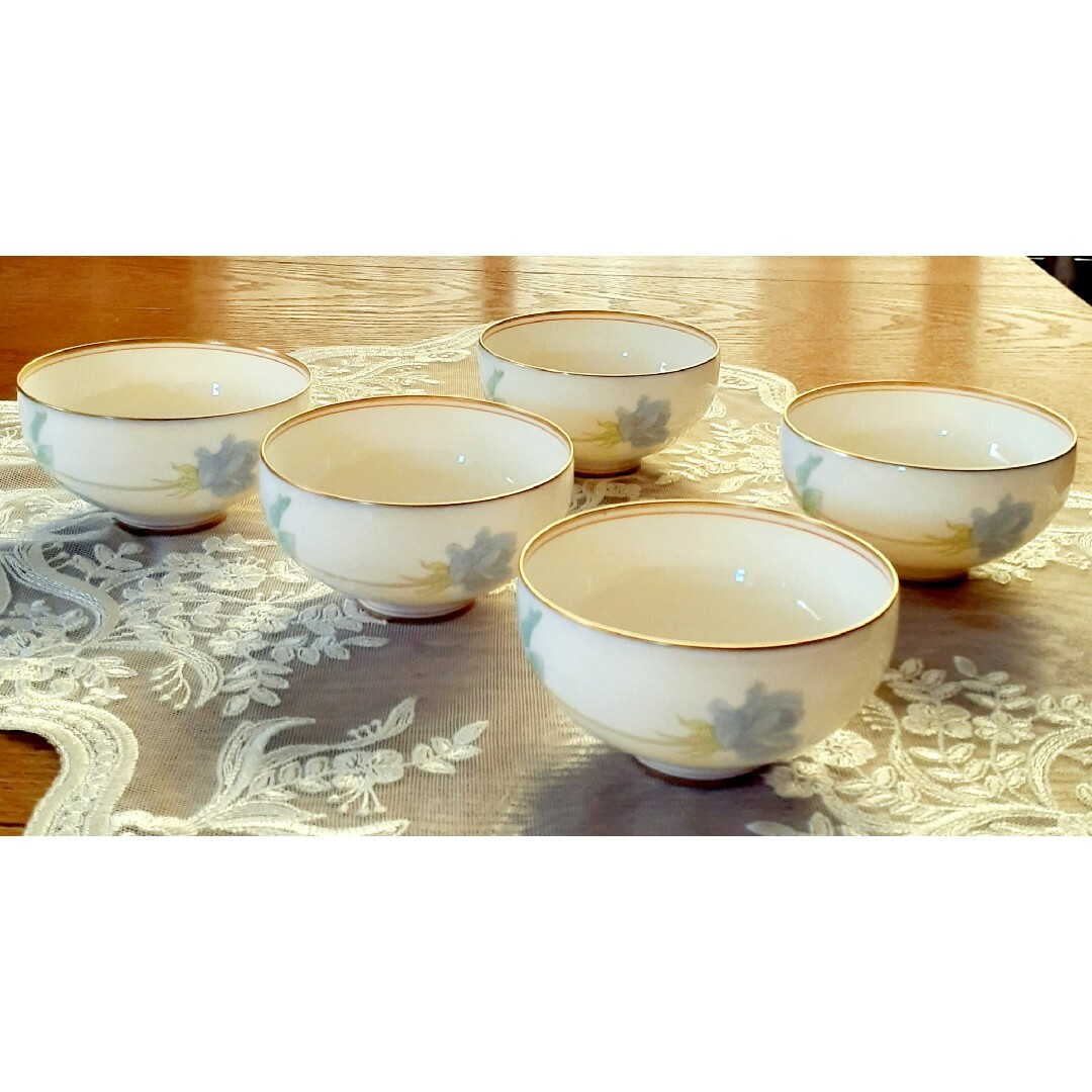 香蘭社 八角型 茶托 金彩 - 食器