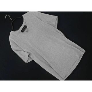 ザラ(ZARA)のZARA ザラ Vネック Tシャツ sizeM/グレー ■◆ メンズ(Tシャツ/カットソー(半袖/袖なし))