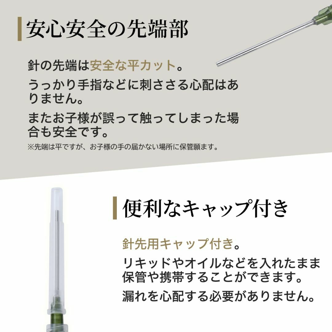 使い捨てルアーロックシリンジ・針・キャップの3点 30ml 100本 ※3758 その他のその他(その他)の商品写真