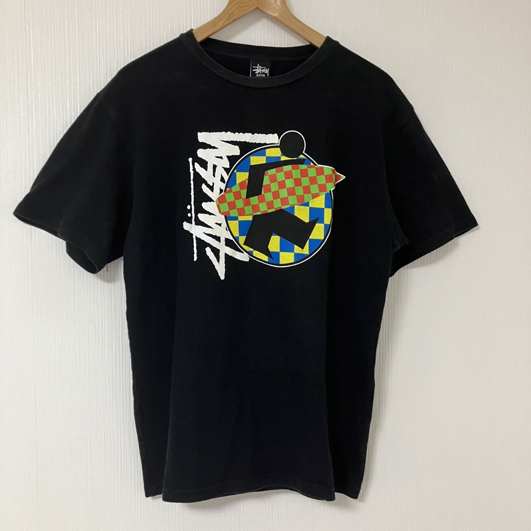 Stussy ステューシー サーフマン　プリント Tシャツ  size L