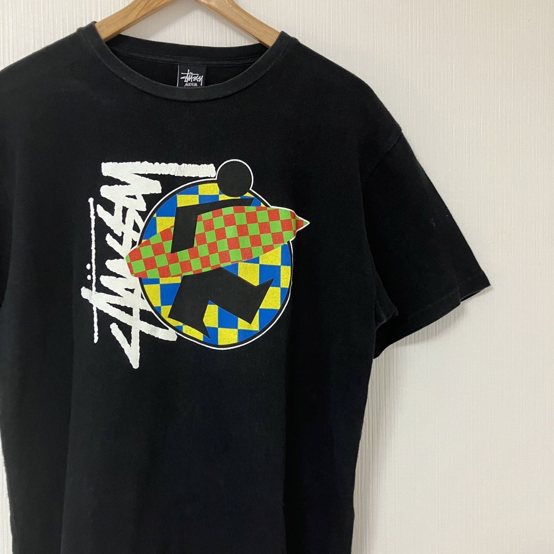 Stussy ステューシー サーフマン　プリント Tシャツ  size L