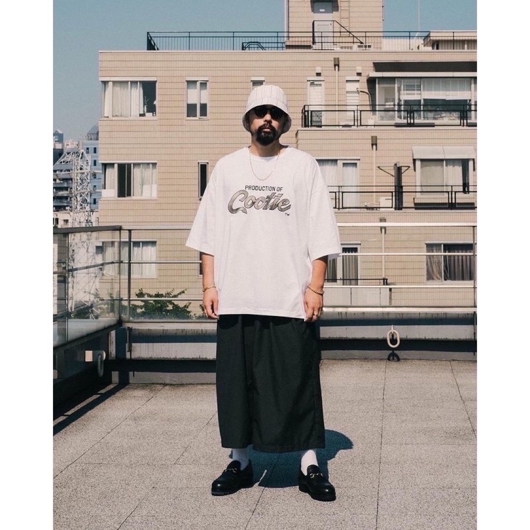 COOTIE T/R Shin Cut Wide Easy Trousers