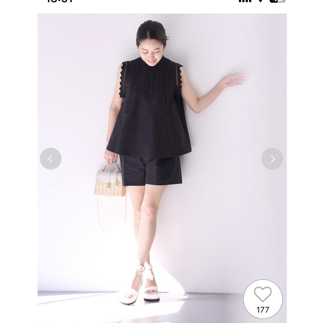 Celford スカラップフレアブラウス Sサイズ Celford スカラップフレアブラウス Sサイズ