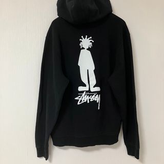 ステューシー(STUSSY)の希少✨入手困難 ステューシー プルオーバー パーカー シャドーマン ブラック　L(パーカー)