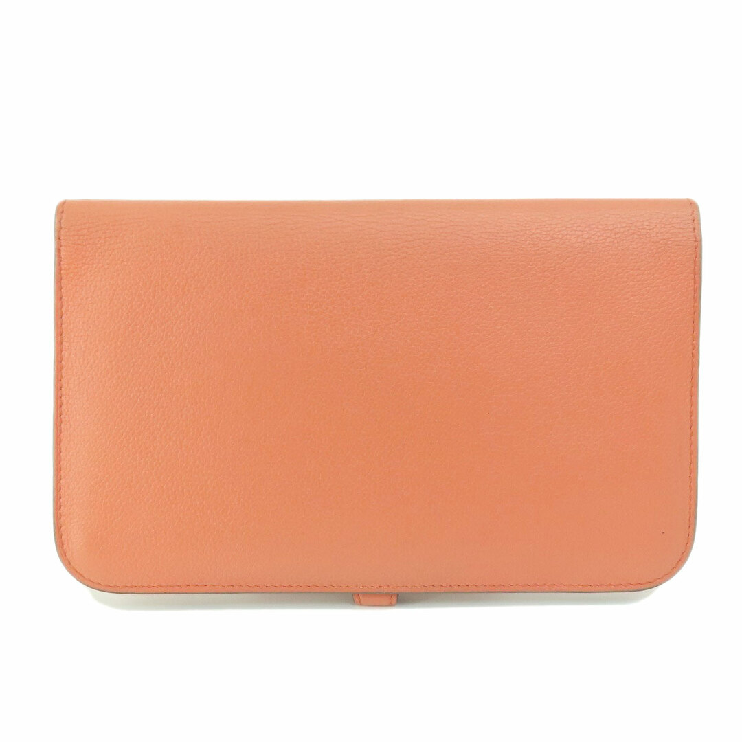 HERMES ドゴンGM ピンク シルバー金具 長財布(小銭入れあり) エバー
