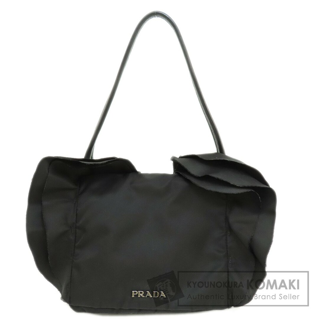 PRADA(プラダ)のPRADA フリル ハンドバッグ ナイロン レディース レディースのバッグ(ハンドバッグ)の商品写真