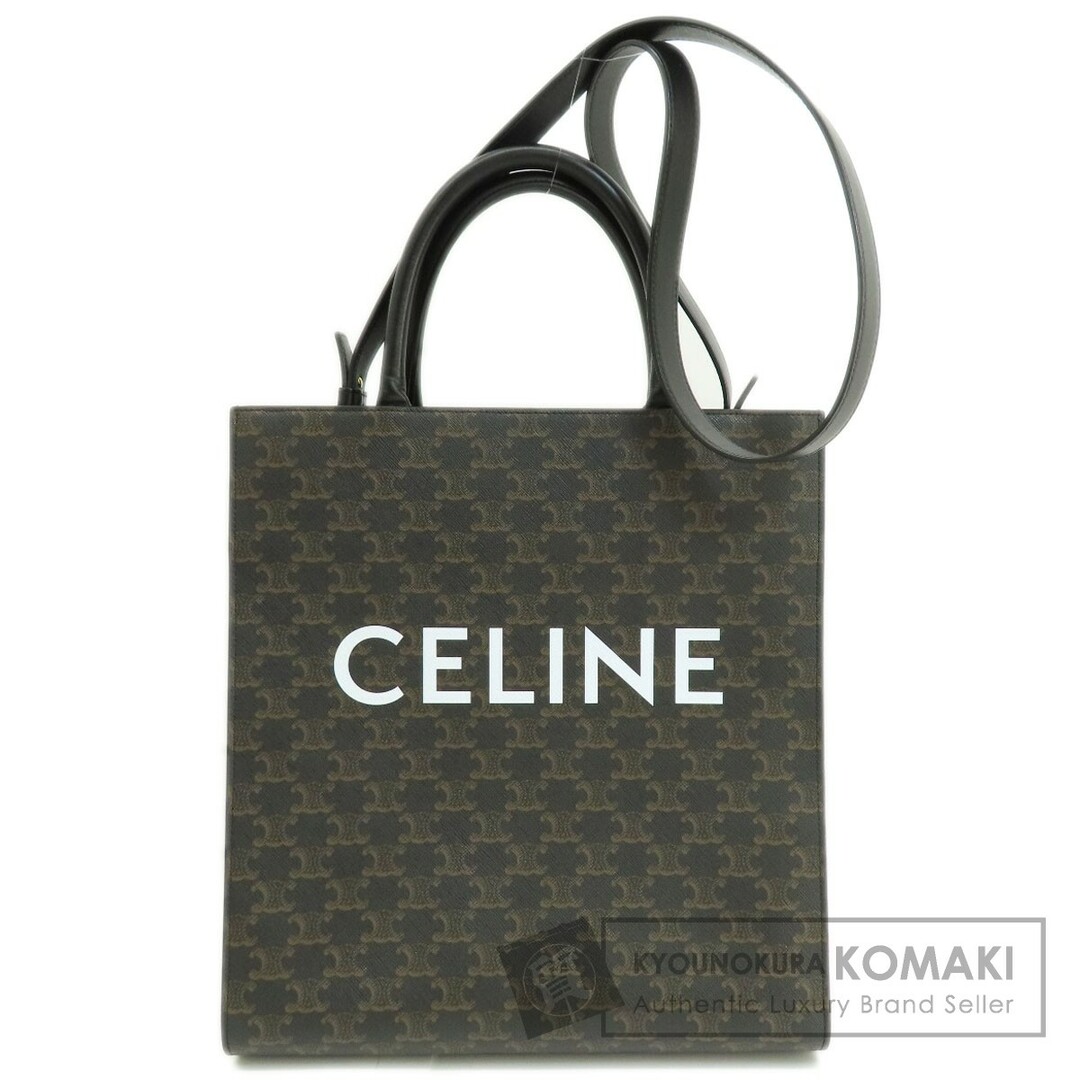 CELINE トリオンフ 2WAY トートバッグ PVC レディース