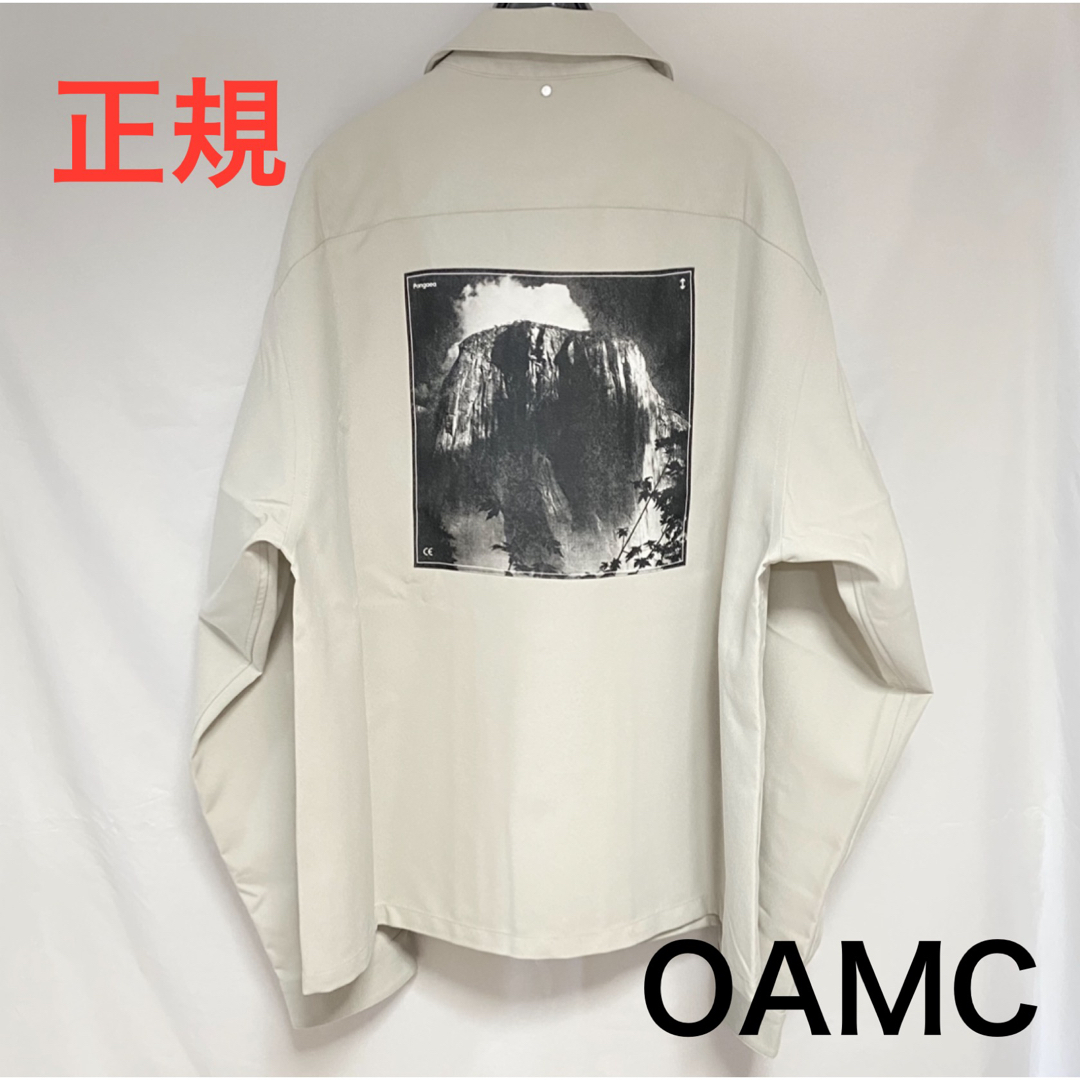 正規 OAMC オーエーエムシー System Shirts ライトグレー L