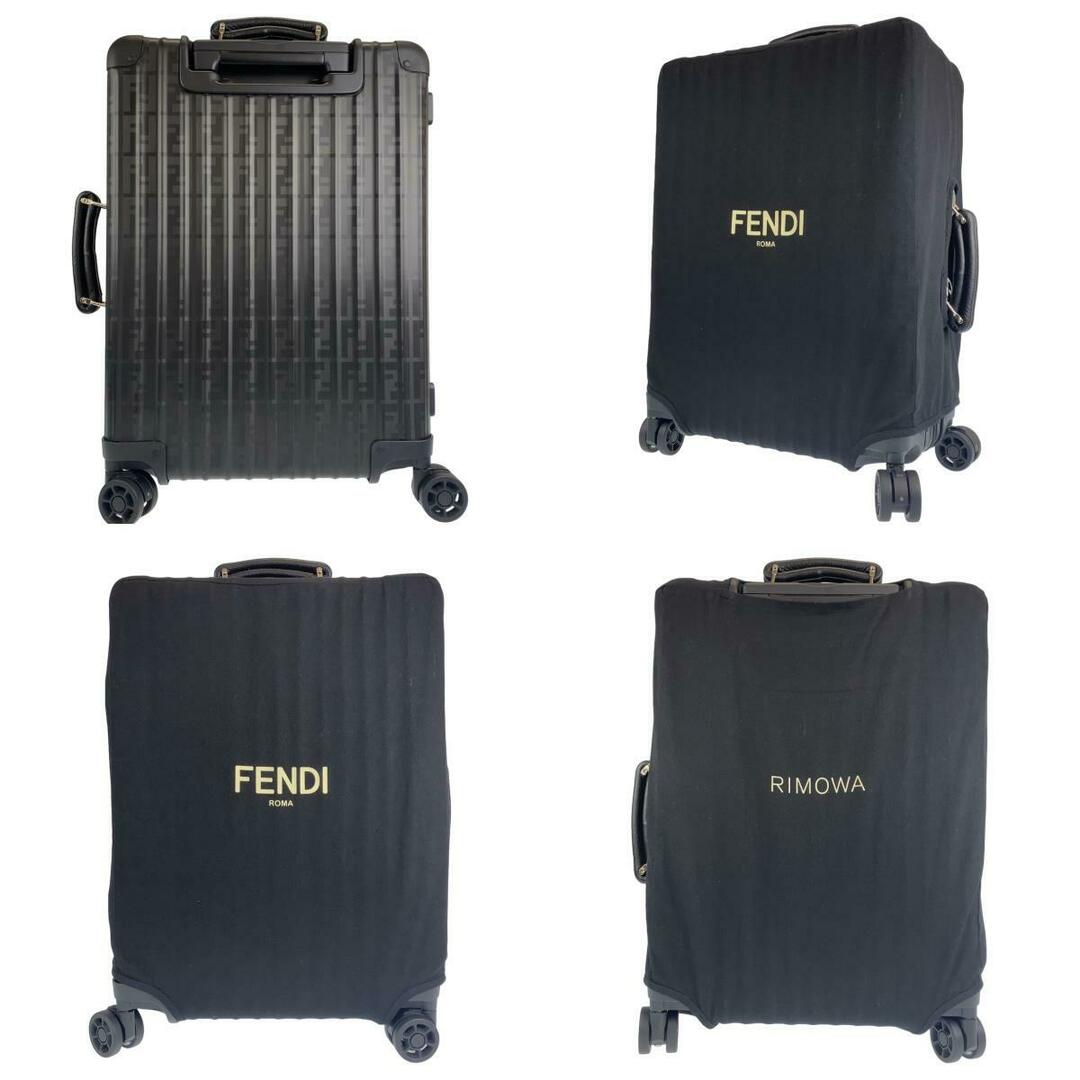 FENDI(フェンディ)の超美品 FENDI フェンディ CLASSIC CABIN S クラシックキャビン FF柄 キャリーケース 972 90 02 3 ブラック 黒 シルバー金具 メタル キャリーバッグ 旅行バッグ 男女兼用 メンズ 403138 【中古】 レディースのバッグ(スーツケース/キャリーバッグ)の商品写真