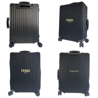 美品 FENDI フェンディ CLASSIC CABIN S クラシックキャビン FF柄 キャリーケース 972 90 02 3 ブラック 黒 シルバー金具 メタル キャリーバッグ 旅行バッグ 男女兼用 メンズ 403138