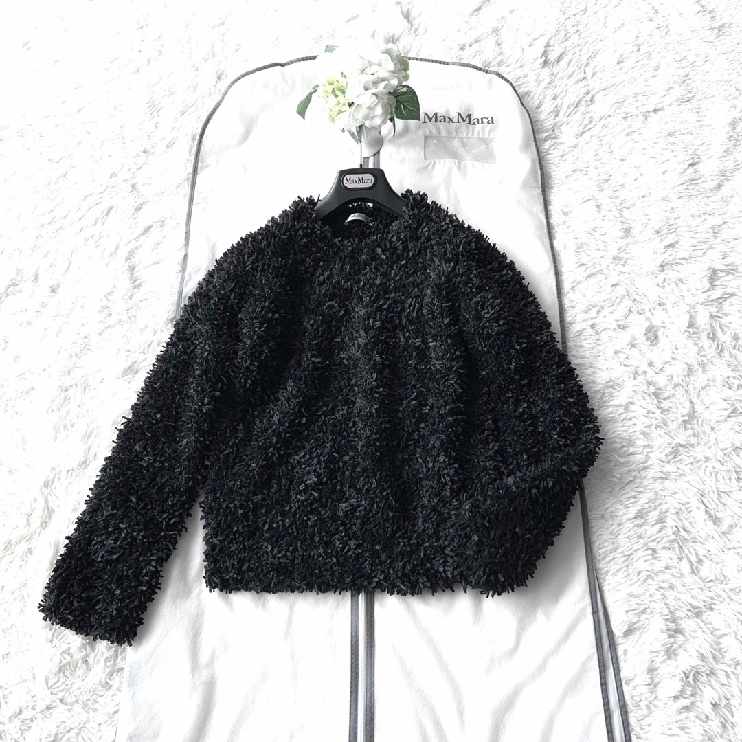 Max Mara - 新品同様‼️最高級 白タグ マックスマーラ フワモコ