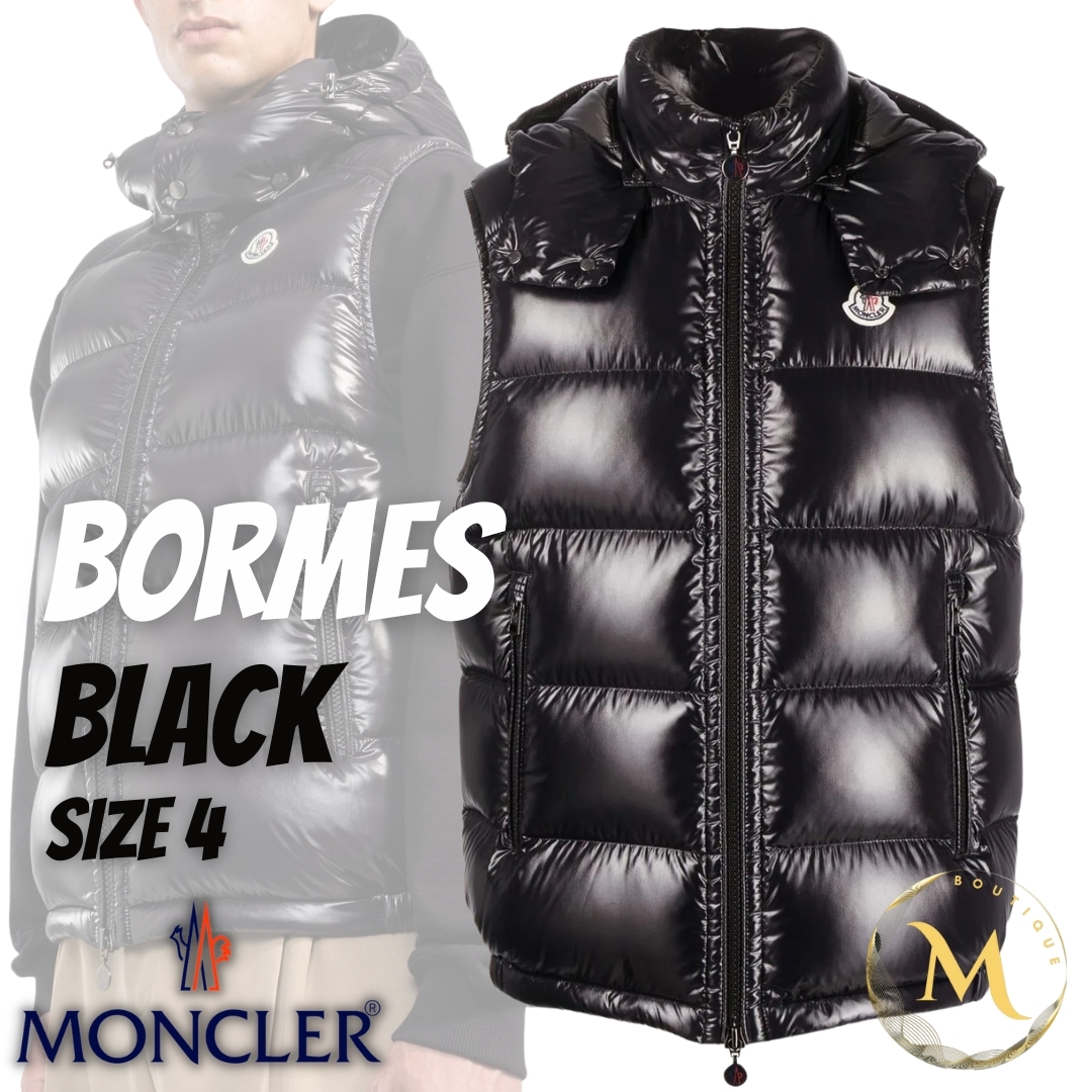 MONCLER - ☆未使用・本物保証☆MONCLER BORMES ダウンベスト 4 黒色
