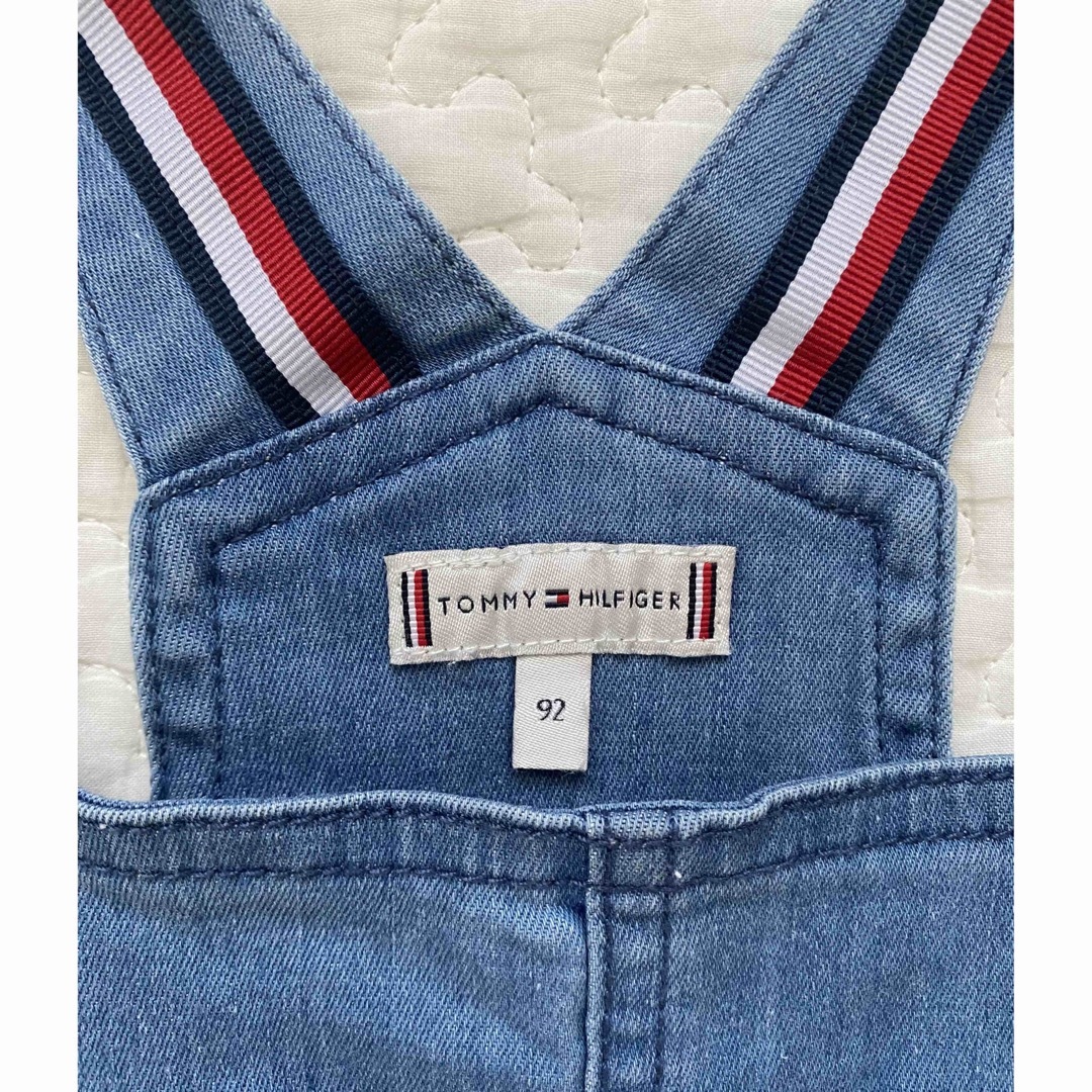 TOMMY HILFIGER(トミーヒルフィガー)の【値下げしました】Tommy Hilfiger ジャンバースカート　サイズ92 キッズ/ベビー/マタニティのキッズ服女の子用(90cm~)(ワンピース)の商品写真