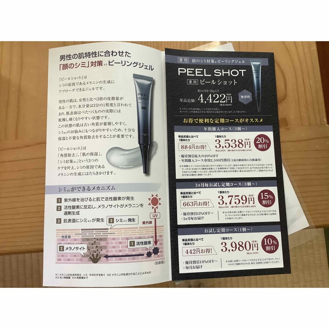 北の快適工房(キタノカイテキコウボウ)の 北の達人コーポレーションピールショット25g PEEL SHOT 1本 コスメ/美容のスキンケア/基礎化粧品(フェイスクリーム)の商品写真