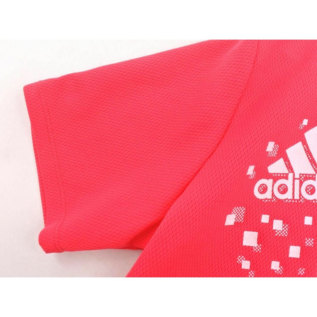 adidas アディダス ピンク 半袖カットソー ロゴ スポーツウェア