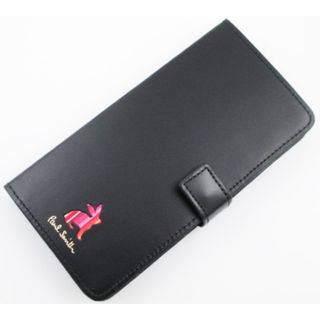 ポールスミス(Paul Smith)の☆贈り物に☆新品☆箱付 ポールスミス 人気デザイン スマホケース 黒☆(モバイルケース/カバー)