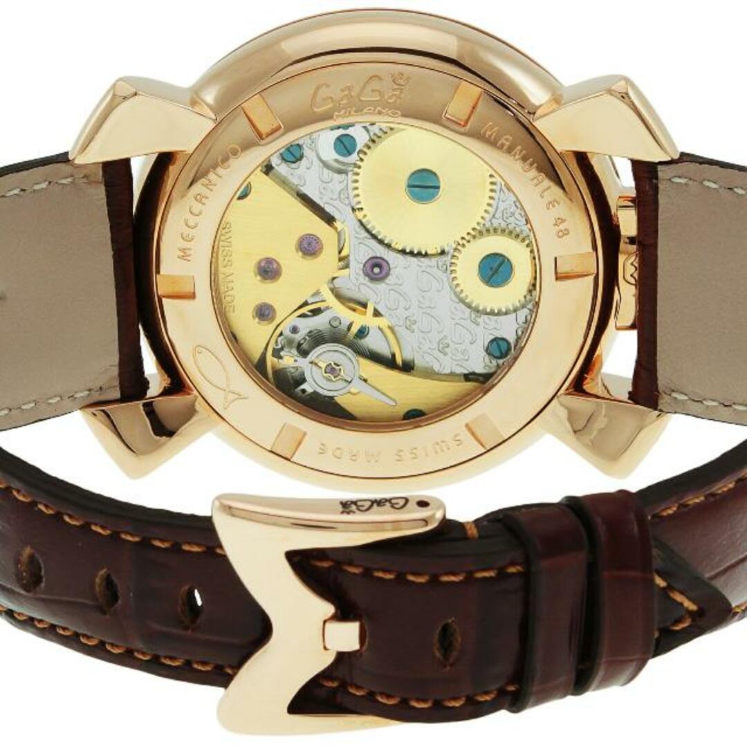ガガミラノ MANUALE 48MM 腕時計 GAG-501101S-BRW-NEW  2年