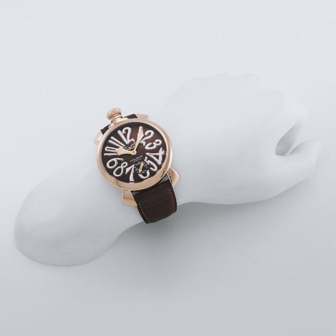 ガガミラノ MANUALE 48MM 腕時計 GAG-501101S-BRW  2年