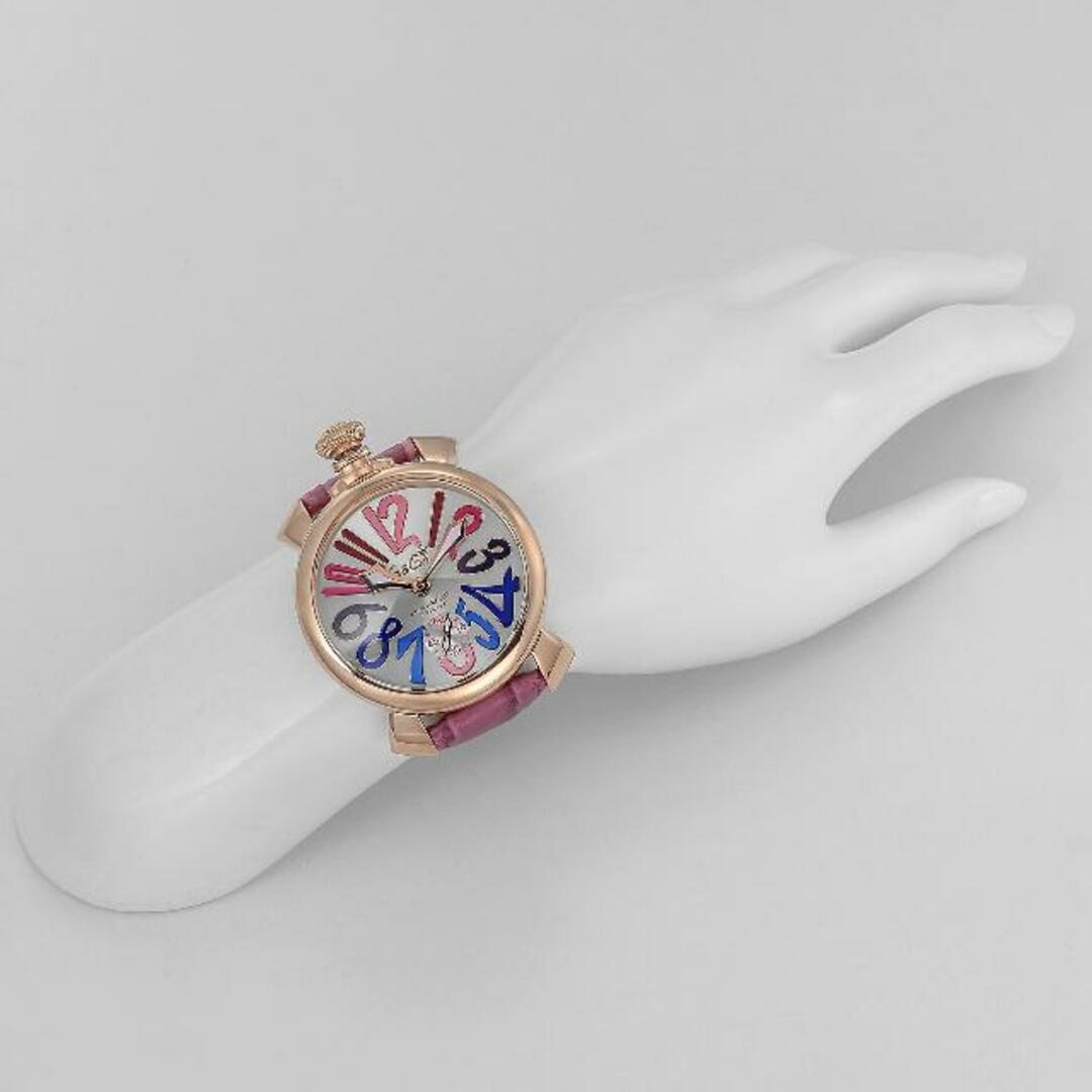 ガガミラノ MANUALE 48MM 腕時計 GAG-501109S-PUR-NEW  2年