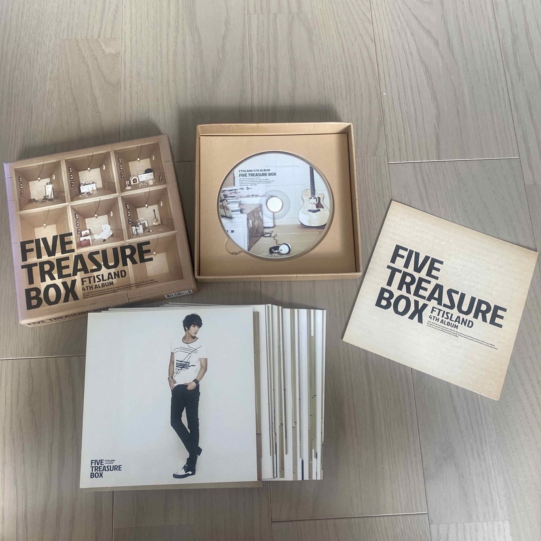 FTISLAND(エフティーアイランド)のftisland 4thアルバム FIVE TREASURE BOX エンタメ/ホビーのCD(K-POP/アジア)の商品写真