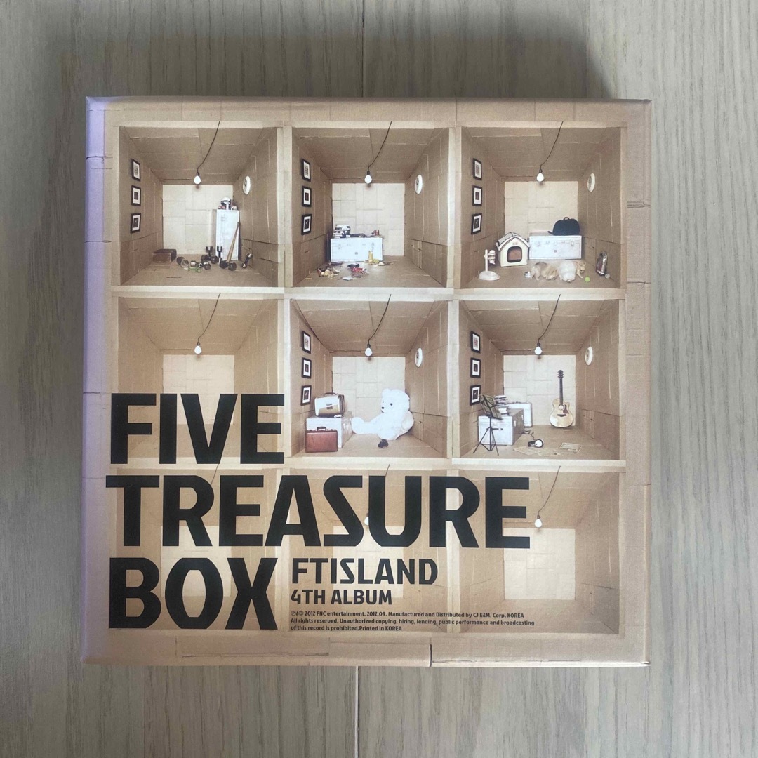 FTISLAND(エフティーアイランド)のftisland 4thアルバム FIVE TREASURE BOX エンタメ/ホビーのCD(K-POP/アジア)の商品写真