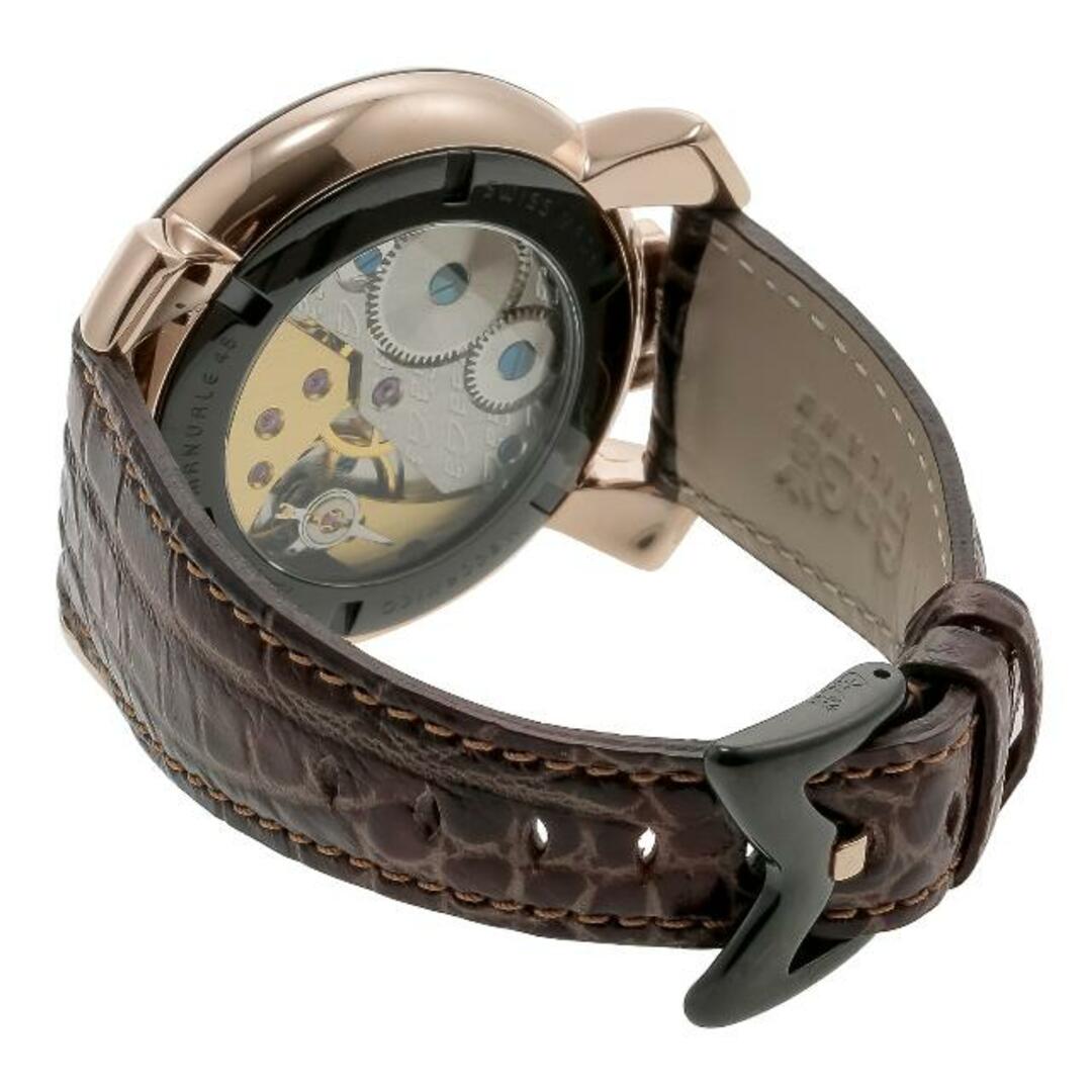 ガガミラノ MANUALE 48MM 腕時計 GAG-501402S-BRW 2年 - 腕時計(アナログ)