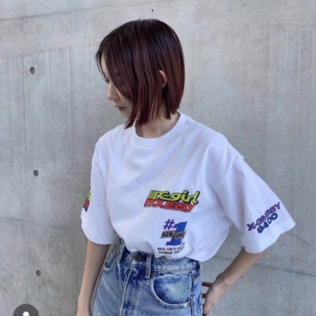 moussy - 新品タグ付き☆MOUSSY×X-girl☆XG XGMSSY TEAM Tシャツの通販 