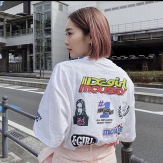 moussy - 新品タグ付き☆MOUSSY×X-girl☆XG XGMSSY TEAM Tシャツの通販