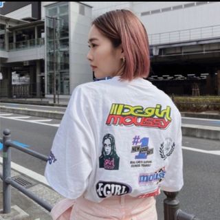 マウジー(moussy)の新品タグ付き★MOUSSY×X-girl★XG XGMSSY TEAM Tシャツ(Tシャツ(半袖/袖なし))