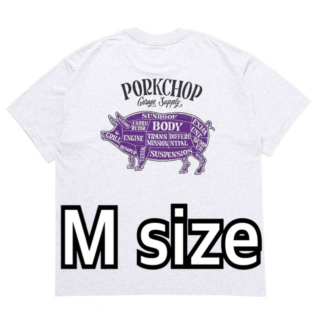 PORKCHOP ポークチョップ　PORK BACK TEE ブラック　Mサイズ