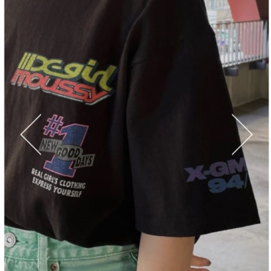 新品タグ付き★MOUSSY×X-girl★XG XGMSSY TEAM Tシャツ