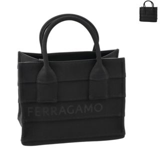 フェラガモ(Ferragamo)のフェラガモ FERRAGAMO トートバッグ スモール BEACH S ハンドバッグ ロゴ 2023年秋冬新作 214988 0084 (ハンドバッグ)